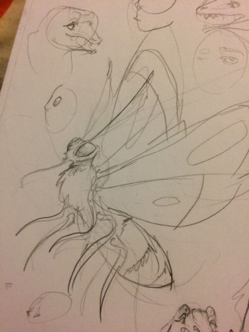 Mothra And Lizard Embryo
