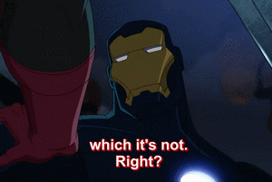 supersoldiers:“Not a team player, Tony?" #I see your stupid Civil War meme and I raise you ACTUAL Tony Stark.