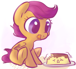 Scootaflan by RustyDooks  Scootsy says nom! x3