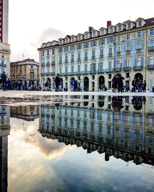 A dual perspective | This is my #Italy [taken w/ #vscocam M6] • #puddlegram • ift.t