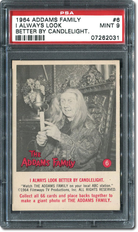 driveintheaterofthemind: Vintage Trading Cards - The Addams Family (1964) (Donruss)