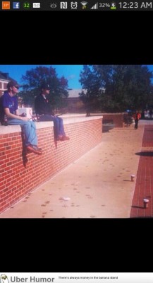 meme-rage:  These two were sitting on campus