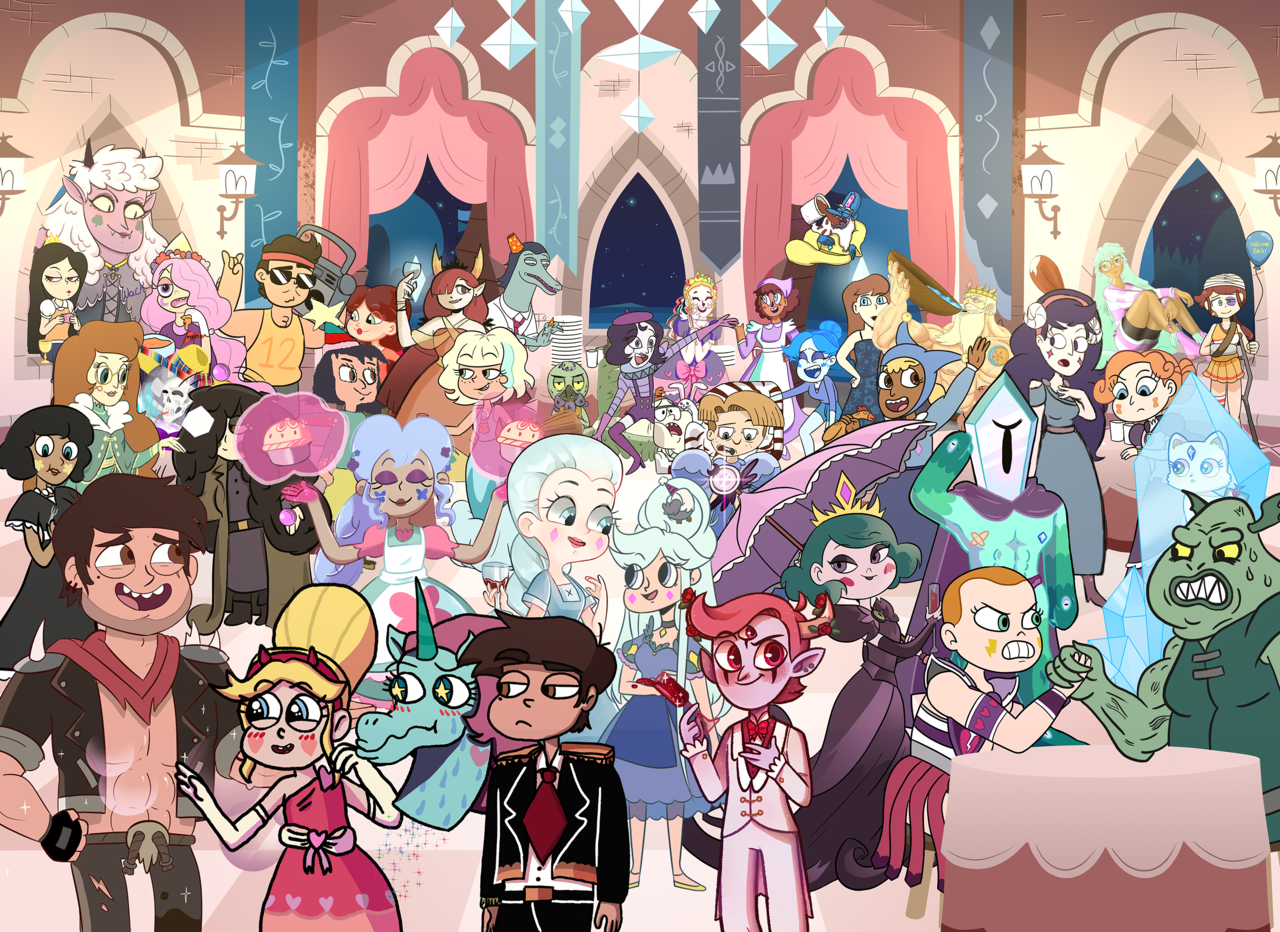 “Welcome Back, Star!” Collab by 24 Artists From Star Vs. DiscordOrganized by