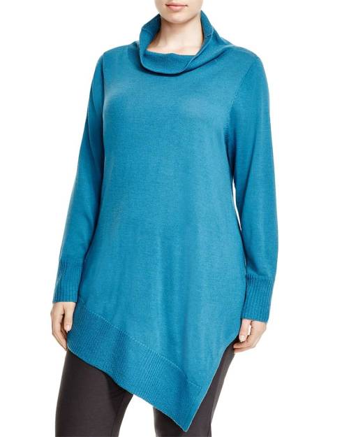 Eileen Fisher Plus Cowl Neck Asymmetric TunicSee what&rsquo;s on sale from Bloomingdale&rsqu