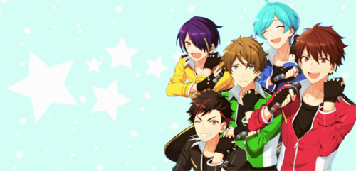 choidasa:  enstars graphic challenge → favourite unit: ryuuseitai↳ “for your smiles and for the future, we will become the brigthest star in the universe!” 