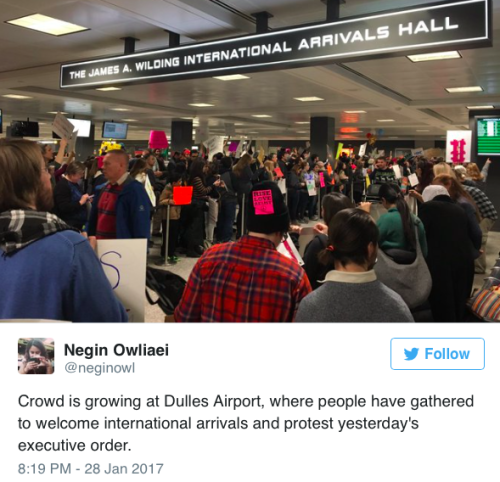 micdotcom:  14 photos show the massive protests against Trump’s Muslim ban at airports across the US