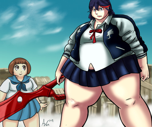 Plus-Size Ryuko Matoi from Kill la Kill &hellip; and Mako