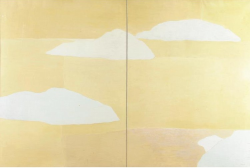 vjeranski:  KENZO OKADA ISLANDS51 by 76 in.oil on two attached canvases 