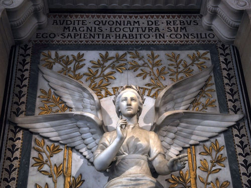 theraccolta:Allegory of Wisdom, Basilica of Notre-Dame de Fourvière 
