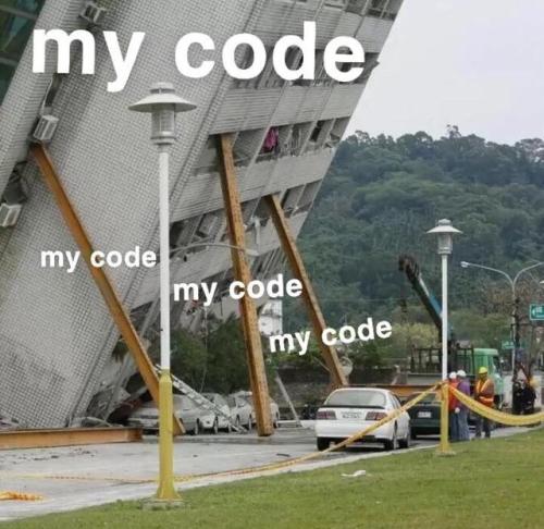 programmerhumour:  Now I just need some recursion to hold up the sticks  @empoweredinnocence 