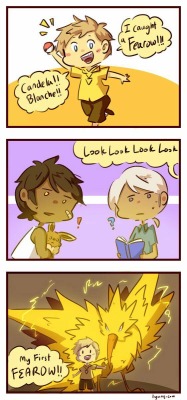 bestofpokemongo: Spark catches a Fearow -