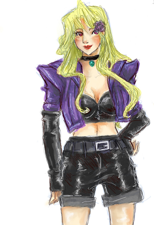 kostalauren:  digital sketch of Mai Valentine from YuGiOh. I don’t do much digital work these days, but I think I’ll go back to it soon :)