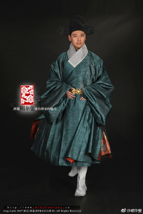 changan-moon: Traditional Chinese hanfu for male in authentic Ming dynasty style by 明华堂