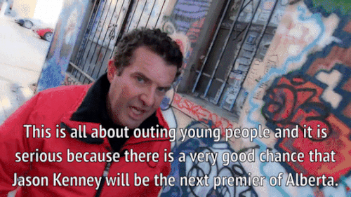 bisexualsteviebudd: “Pick on someone your own size”Rick’s Rant - Jason Kenney Radf