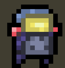 ifailatnames:  Enforcer from Risk of Rain in Nuclear Throne’s style. 