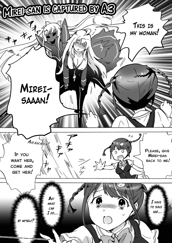 welcometotheyuriheaven: Valkyrie Drive mini-comics by Mira translated by Anonymous