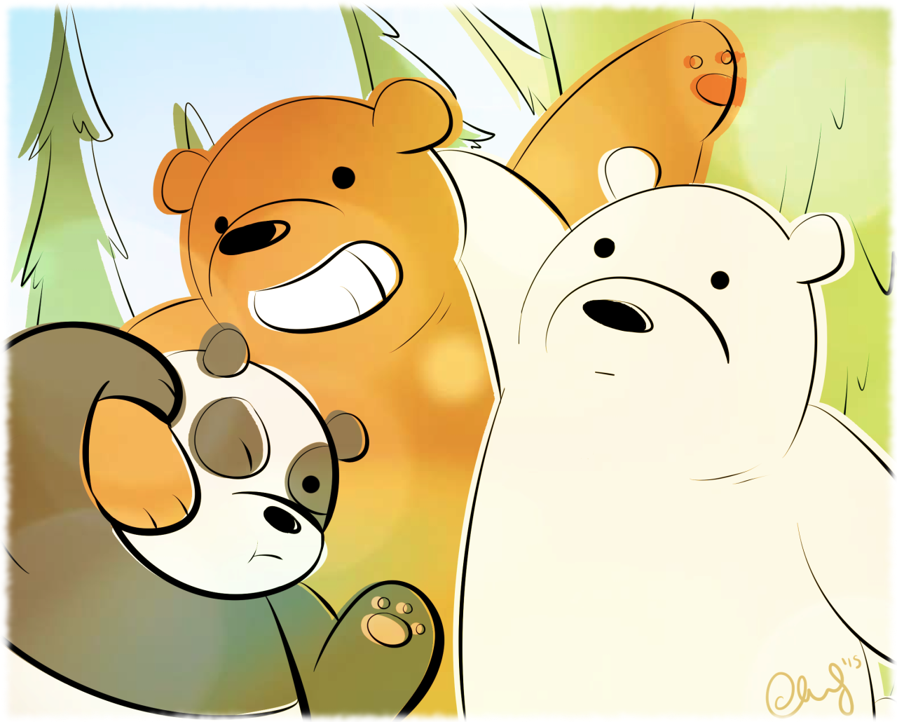 radicandy:  I have the flu but that doesn’t stop me from making fan art of We Bare