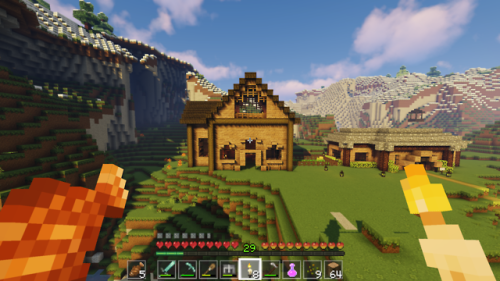 I made a barn!dm me to join my minecraft lgbt only server