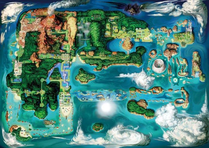kyurem:  This is the new Hoenn map.. do i see something dark at the top? 