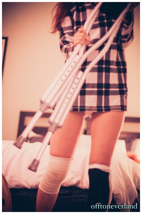 wettingcaptions: Not long after her fall, Sam was contacted by the doctor.  While there weren&r