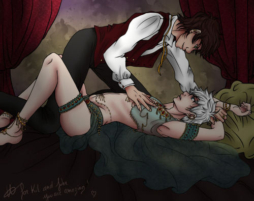 aliseaaaaa:This drawing is originaly inspired by a Clockwork manupulation au( write by kit-replica a