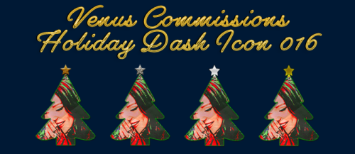 VENUSCOMMISSIONS  HOLIDAY  DASH  ICON  016100  POINTS  ON  DEVIANTART  /   1.5  USD  VIA  PAYPAL.TEM