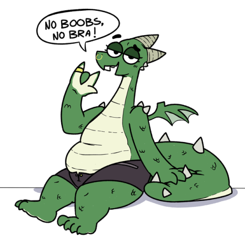 noogatdelight: The Dragon Girl has an innocent crush, and reveals the best part about being a dragon.