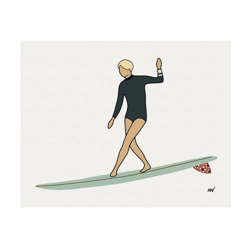 ‘FLOWER’ a time for some graceful gliding… . . . . . #surfcultureart #surfart #surfprints #la