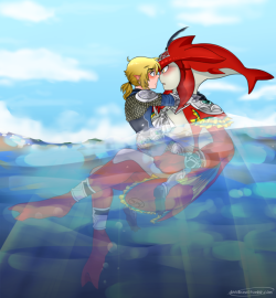 doodlemel:  he said get on his back, Link~~