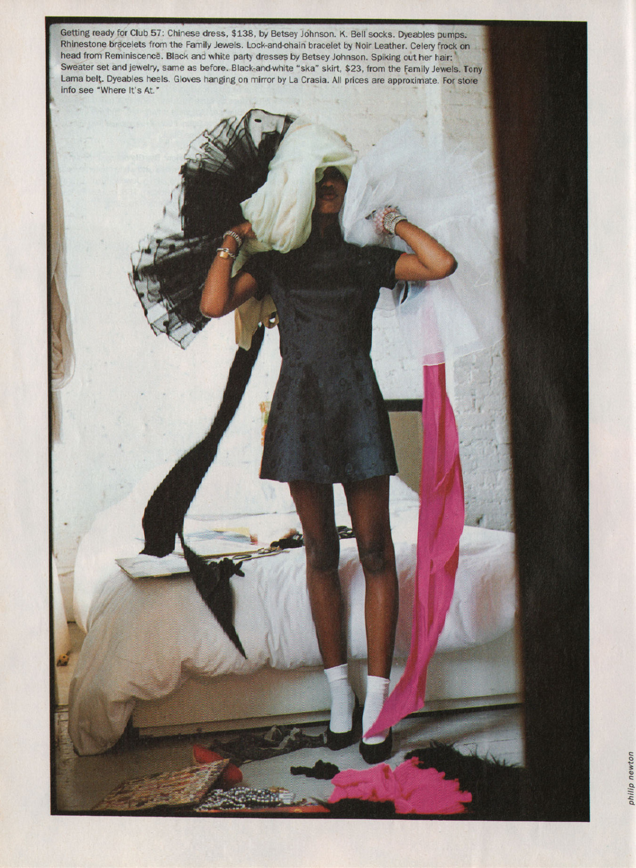 full-o-sass:  “Circa ‘83″ fashion spread, from Sassy, September 1994. 