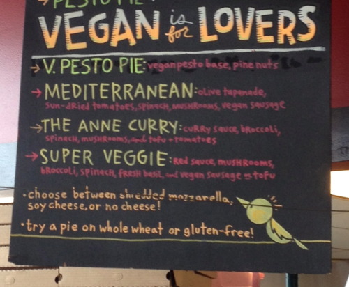 veganpizzafuckyeah:  reblogged from ramblingvegans:  Classic Slice Pizza in Milwaukee.  They use Follow Your Heart cheese and also have huge calzones that can be made vegan.    FYH, you’ll always be my first love. 