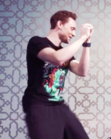 hddlstn:  • Tom Hiddleston alphabet • Dancing • 