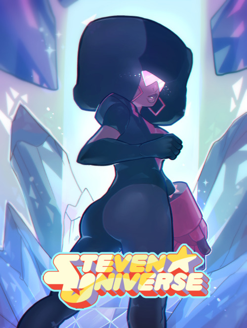 grimphantom:asieybarbie:Garnetttt (ﾉ◕ヮ◕)ﾉ*:・ﾟ✧.  Dat much Garnet!  so much too handle~ <3 <3 <3