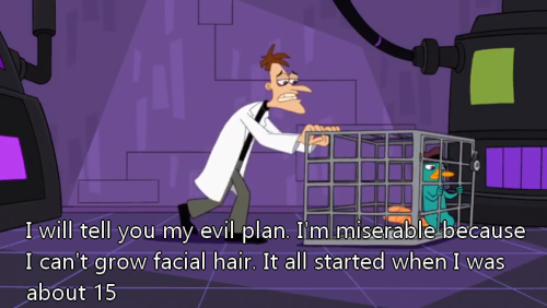 candace-gertrude-flynn: Doofenshmirtz is trans and it’s undeniable at this point.
