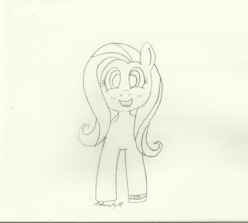 madame-fluttershy:  Happy somewhat blushy Madame, by… me. This was supposed to be for my possibly revamped ask blog, which I’m still thinking over, might still go the art route or not. We’ll see… ‘sides it’s been a year and a half I’ve drawn