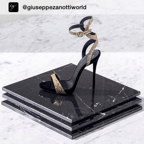 Black sandals repost via @giuseppezanottiworld Striking silhouettes and sophisticated open fronts, d