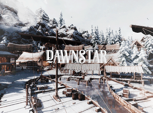 SKYRIM SCENERYWinter In The Nine Holds