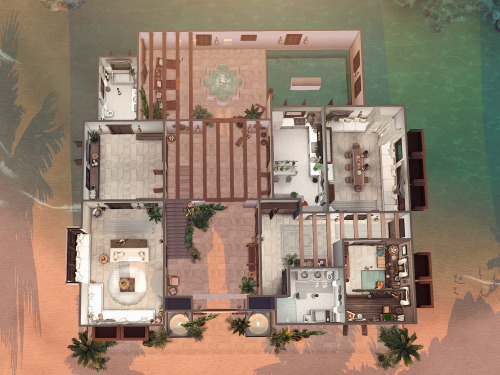 simsphonysims: Big family beach house Hi, my fellow simmers! ♡ Today I’m sharing with you a b