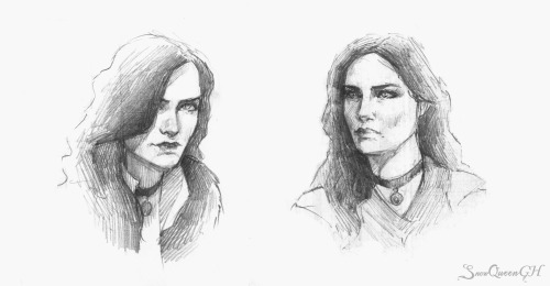 Yennefer Sketch From The Witcher 3 And From Books, How I Imagine Her