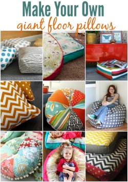 motleymakery:  Great Roundup of Free Giant Pillow Patterns &