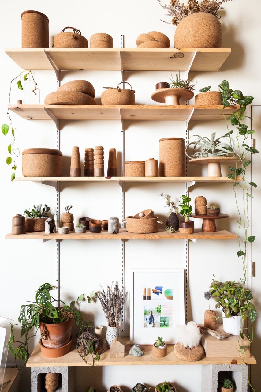 gravity-gravity:  Workspace with exposed brick via Apartment Therapy