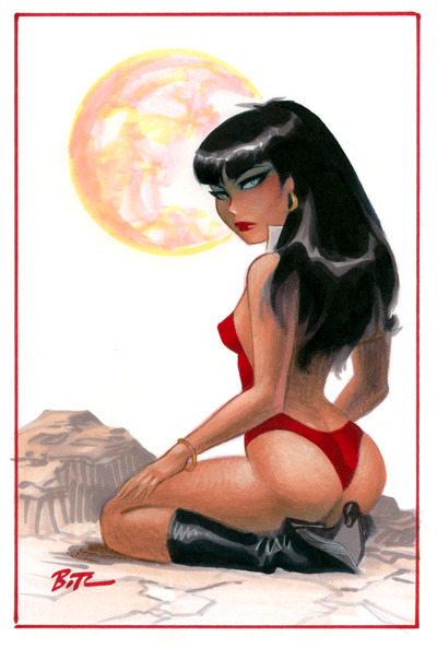 XXX comicbookwomen:  Vampirella-Bruce Timm  photo