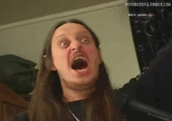 When someone finally recognizes the band on your shirt