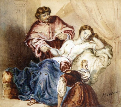 Eugène Devéria (1808–1865)Faust et Marguerite