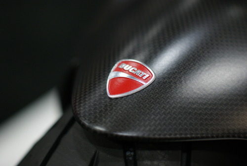 Had some fun shooting the logo on this Ducati. - D.C. International Motorcycle Show