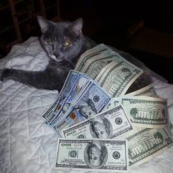 Smokey livin’ it up #cashmoneyflow