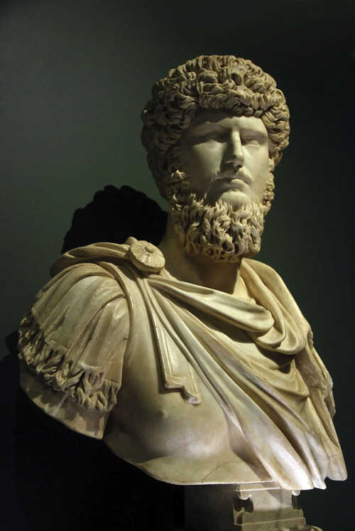 Portrait of Lucius Verus. Second half of II century AD, additions of XVI century. Marble. Galleria E