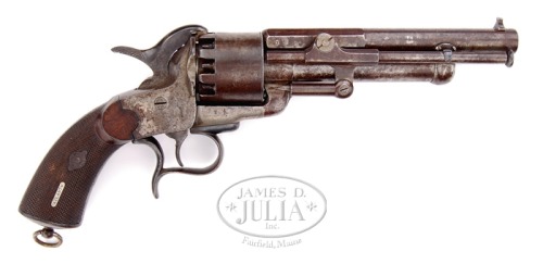 A LeMat revolver captured from the Confederate ironclad Alabama, Serial No. 7The Atlanta was an iron