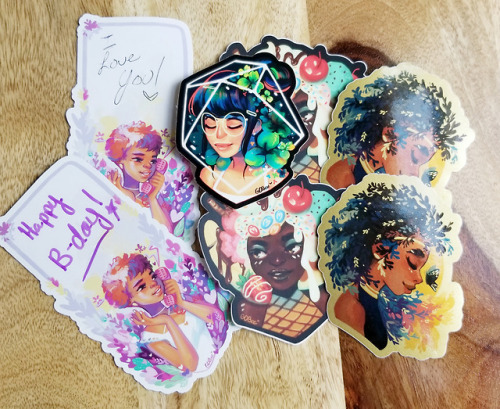 prinnay:  prinnay:New stickers and prints and stuff in store :> Store will close and go on hiatus for a few weeks in three days! Goin on dat convention and fest circuit