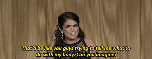 niveaserrao:  Cecily Strong killing it at the White House Correspondents’ Dinner.